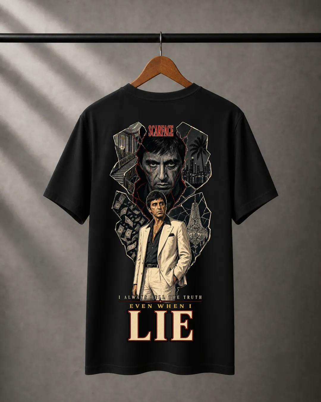 T-shirt Oversize Scarface « The Truth »