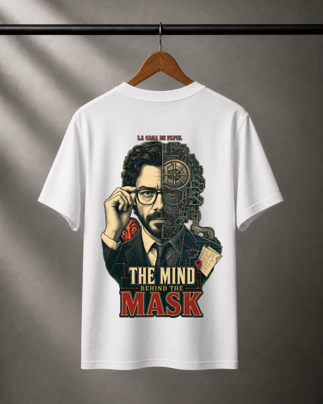 T-shirt Oversize La Casa de Papel « El Profesor »