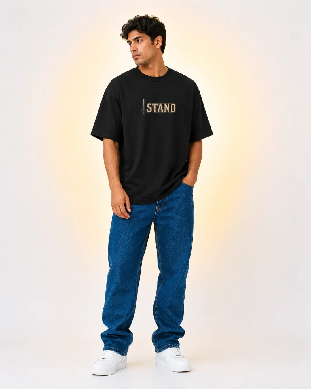 T-shirt Oversize Game of Thrones « I Stand Where Others Fall »