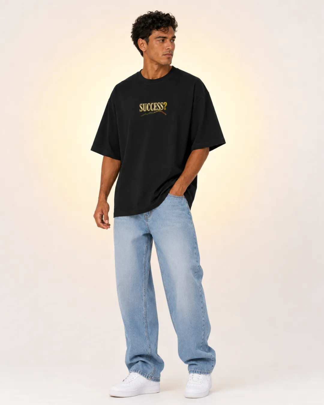 T-shirt Oversize The Wolf of Wall Street « Not Every Rise Is Success »