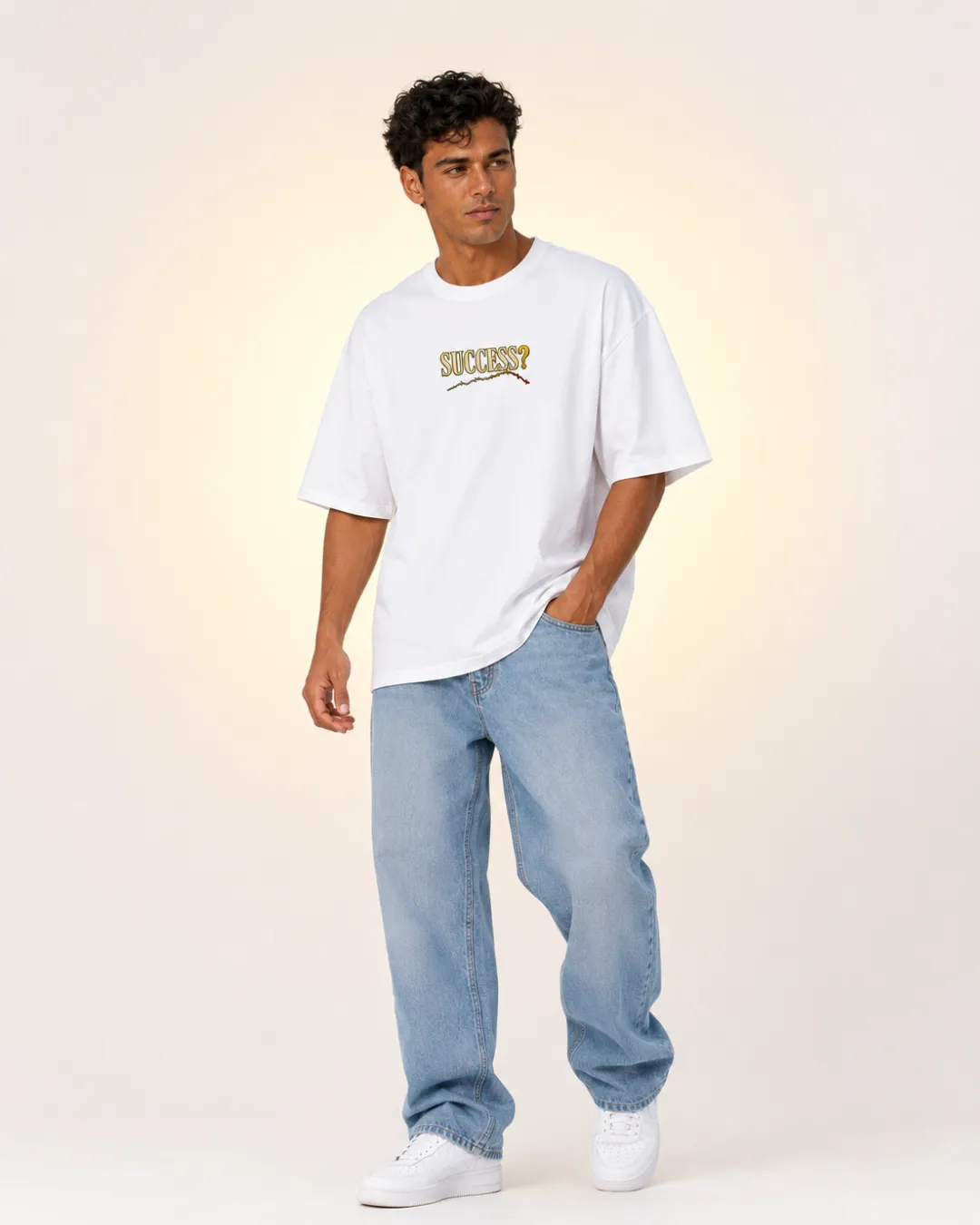T-shirt Oversize The Wolf of Wall Street « Not Every Rise Is Success »