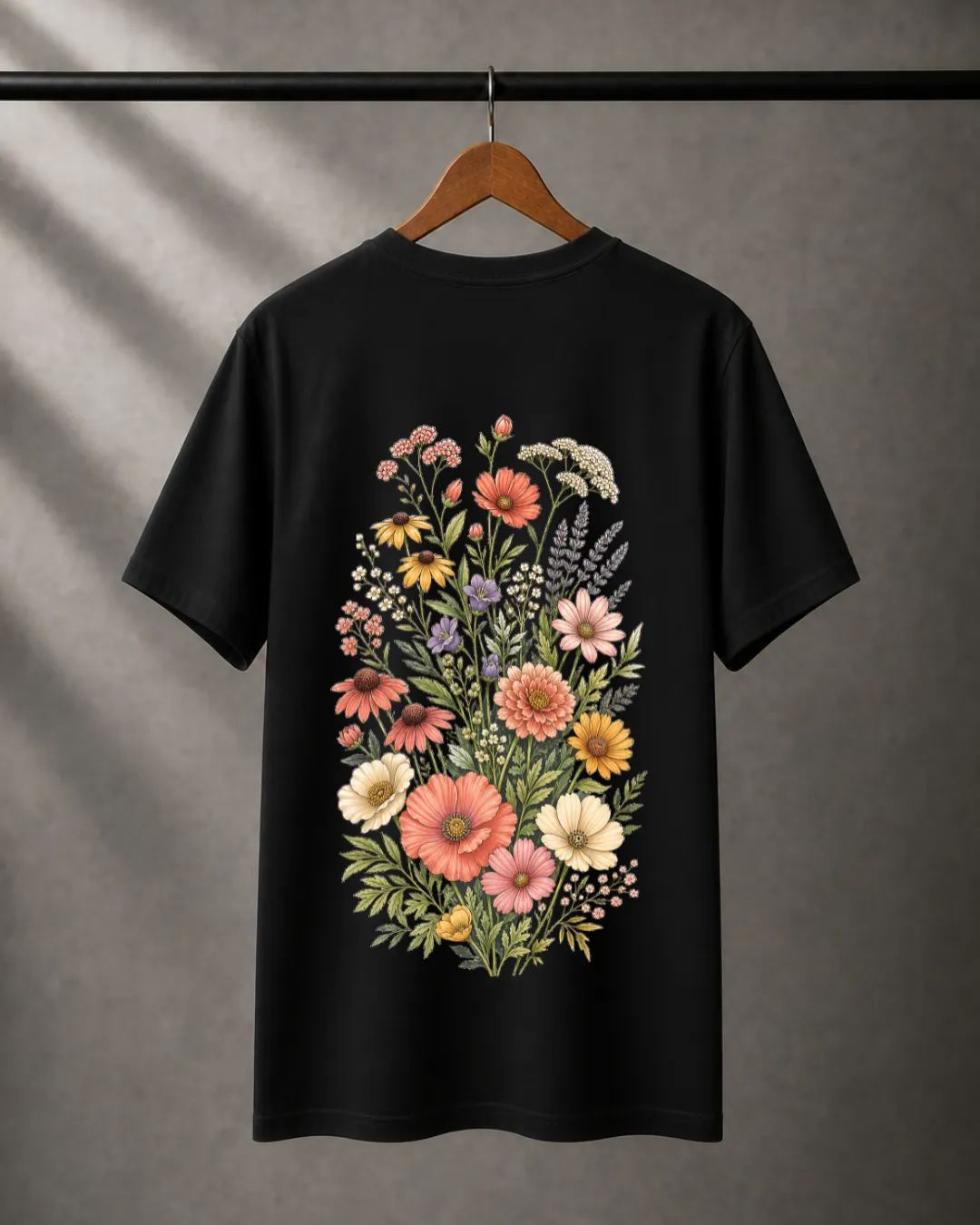 T-shirt Oversize « Bouquet Floral »